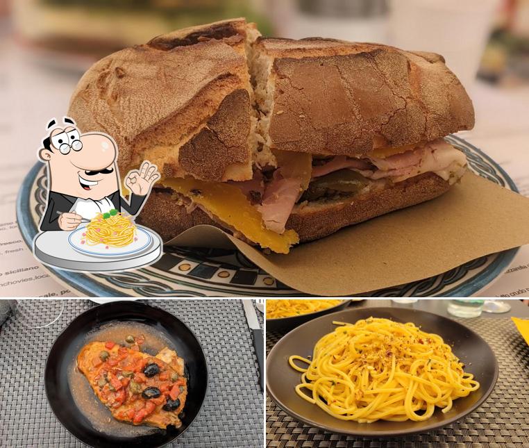 Spaghetti à la carbonara à Cortes