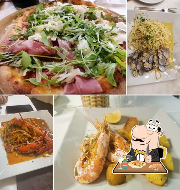 Scampi al Ristorante Capotavola