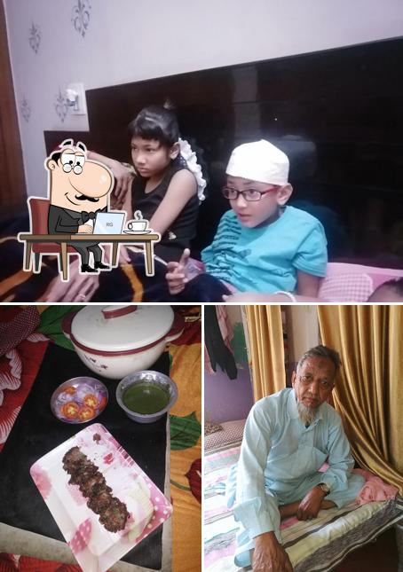 This is the picture depicting interior and beverage at AAZAD BIRYANI AND COLD DRINK CENTER