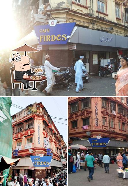 The exterior of Cafe Firdos