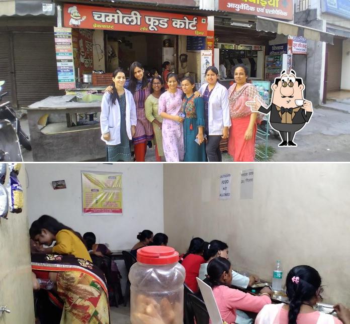 Enjoy a drink at Chamoli Food Court
