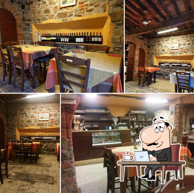 Dai un'occhiata agli interni di Enoteca L'Osteria di Cecchi e Valentini