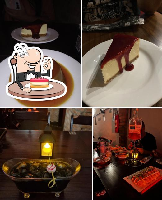 Bolo de queijo em Fantasmagória Bar