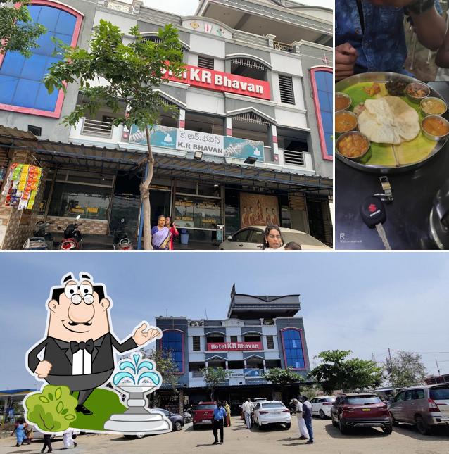 The picture of Hotel KR Bhavan’s exterior and dessert