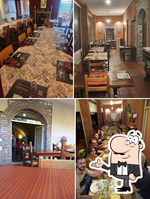 Dai un'occhiata agli interni di Osteria ai Cancelli