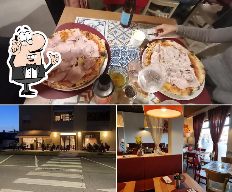 La foto della interni e cibo di Pizzamore Experience