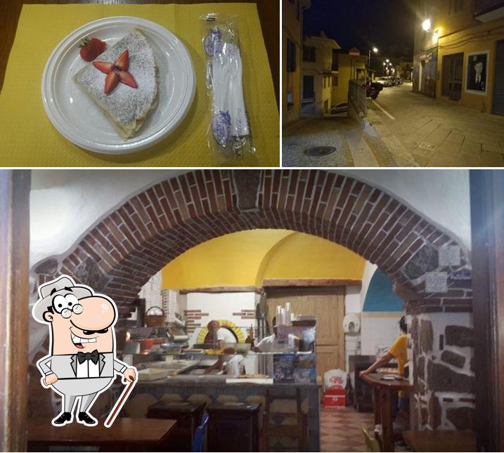 Pizzeria la tavernetta si caratterizza per la esterno e dolce