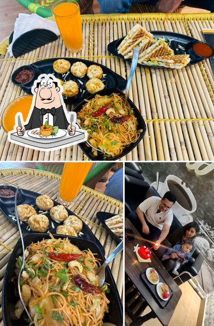 Among different things one can find food and interior at Tea & Talk Café