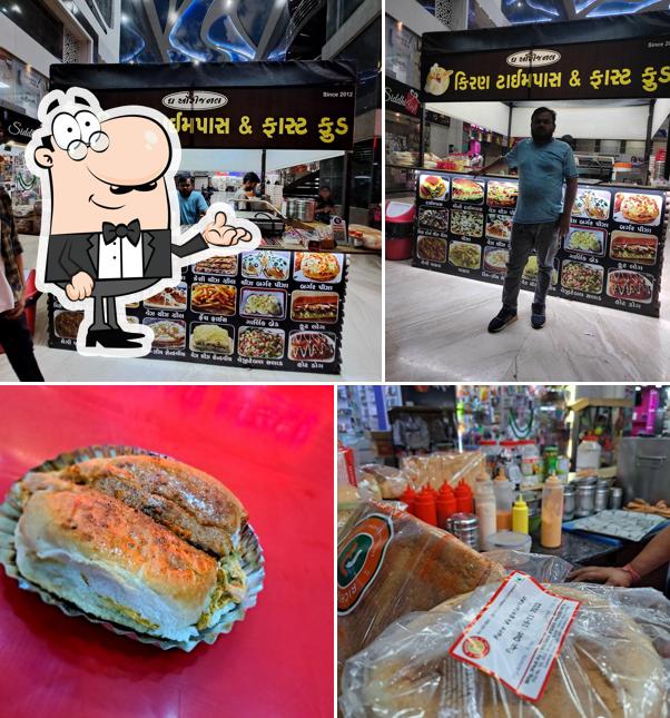 The interior of The Kiran Time Pass & Fast Food