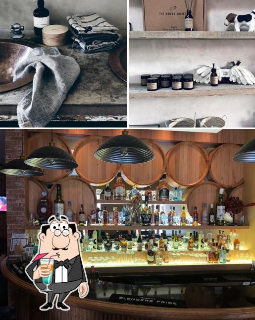 Get a drink from the menu