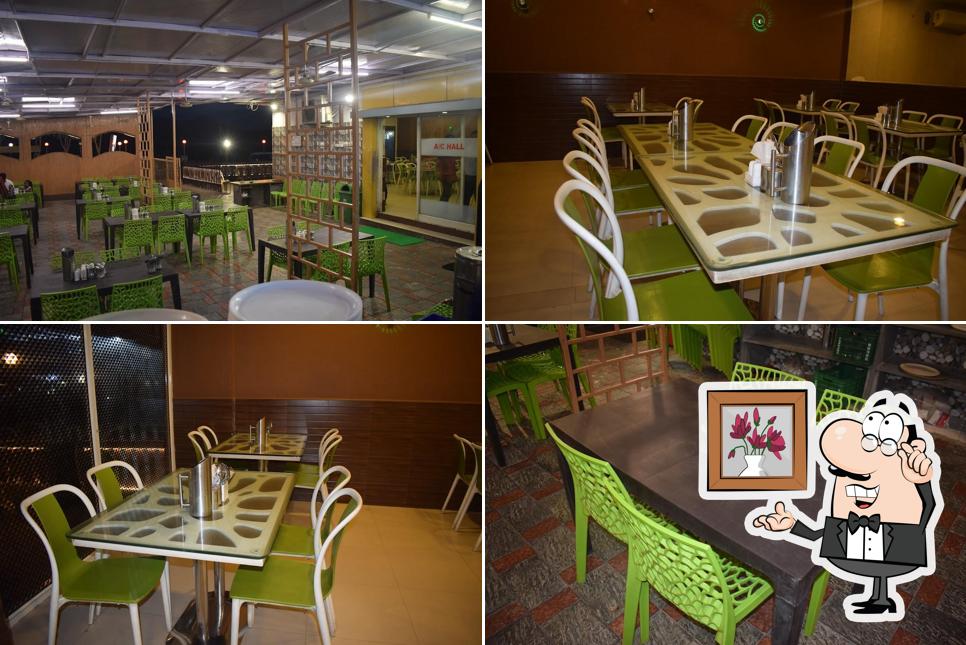Take a seat at one of the tables at Sher e Punjab