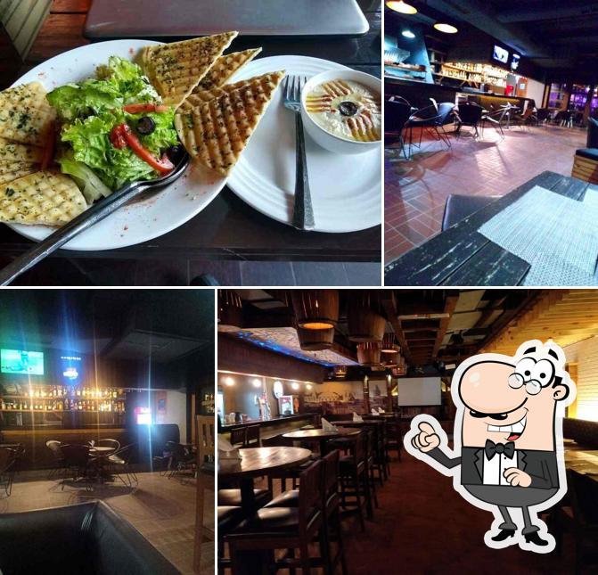 The interior of Godfather Lounge & Bistro