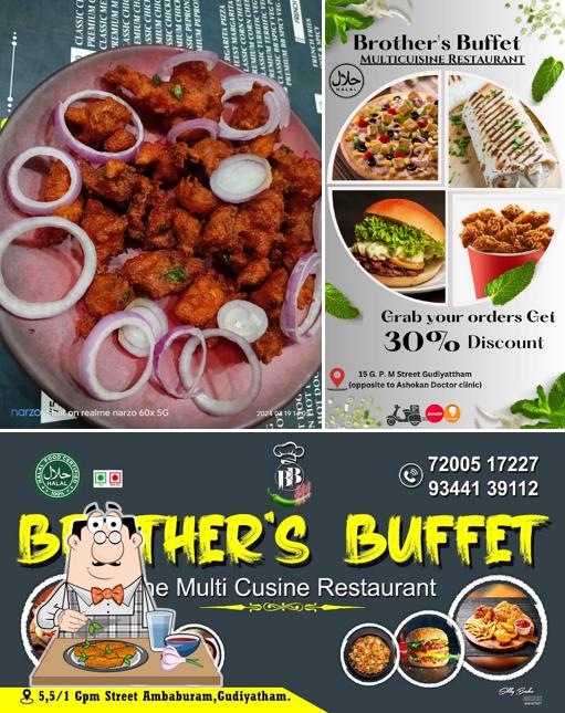 Chicken wings at Brother's Buffet Multicuisine Restaurant