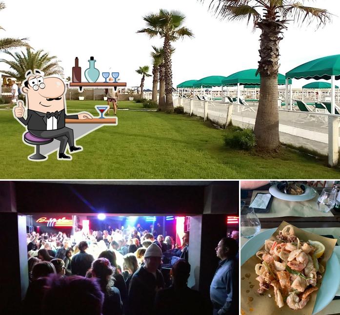 Questa è la foto che raffigura la interni e cibo di Bussola Versilia