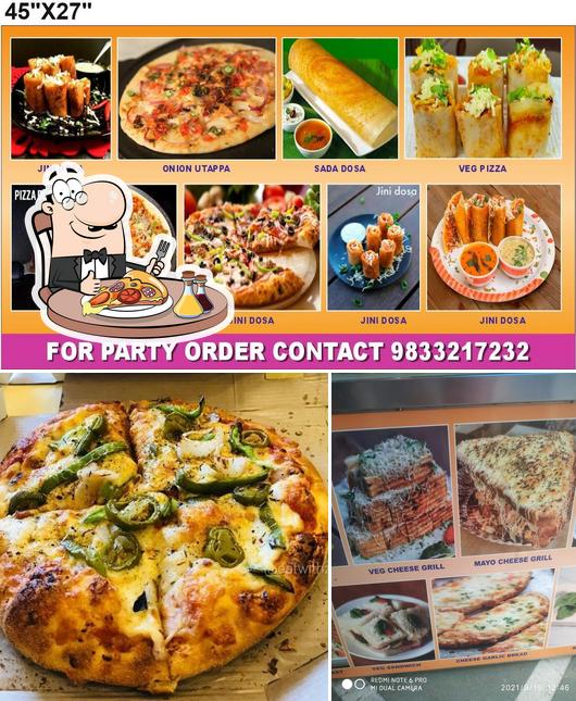 Pick pizza at Real Fresh Juice & Sandwich