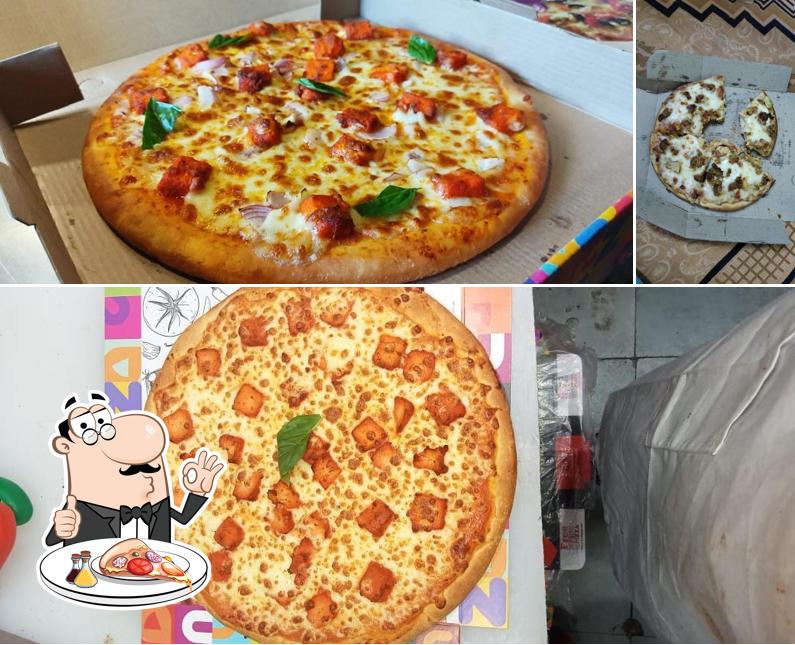 Try out various types of pizza