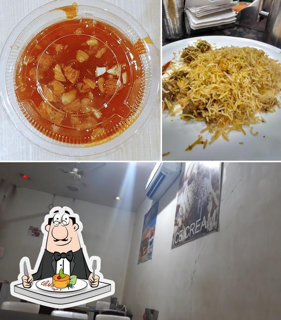 The restaurant's food and interior