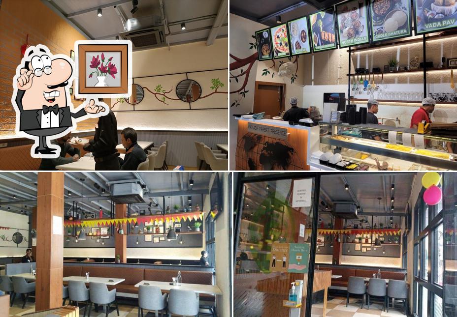 The interior of Kailash Parbat - Fine Dine Restaurant