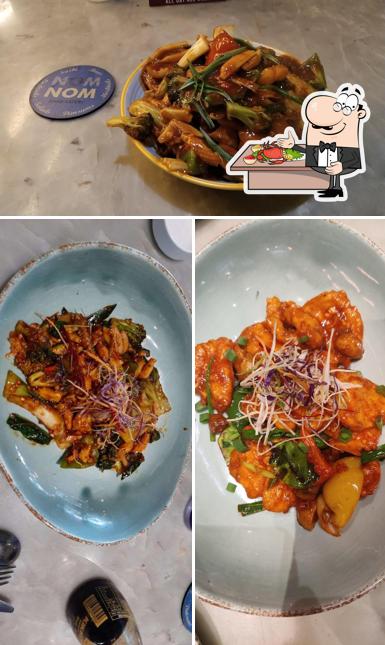 Try out seafood at Nom Nom Restaurant