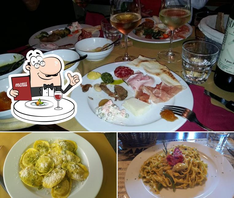 Platti al Osteria del Castello