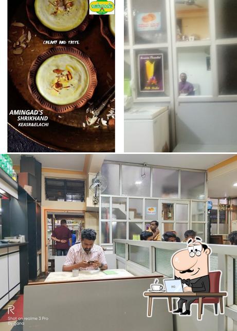 The interior of Amingad Cold Drink House