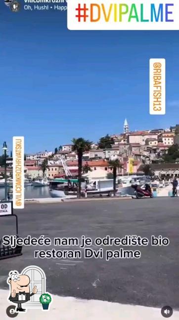 Gli esterni di Dvi palme Vrsar Apartment