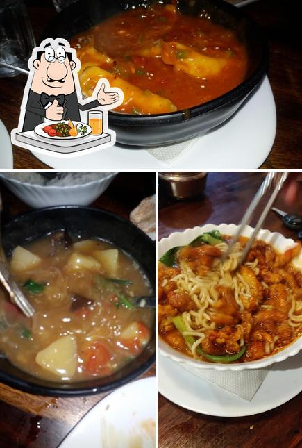Food at Gangchen house & restaurant