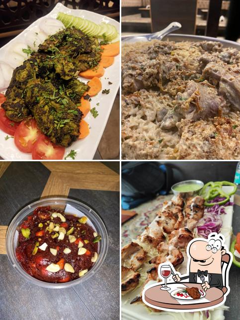 Meat meals are available at Mandi House Arabian Restaurant