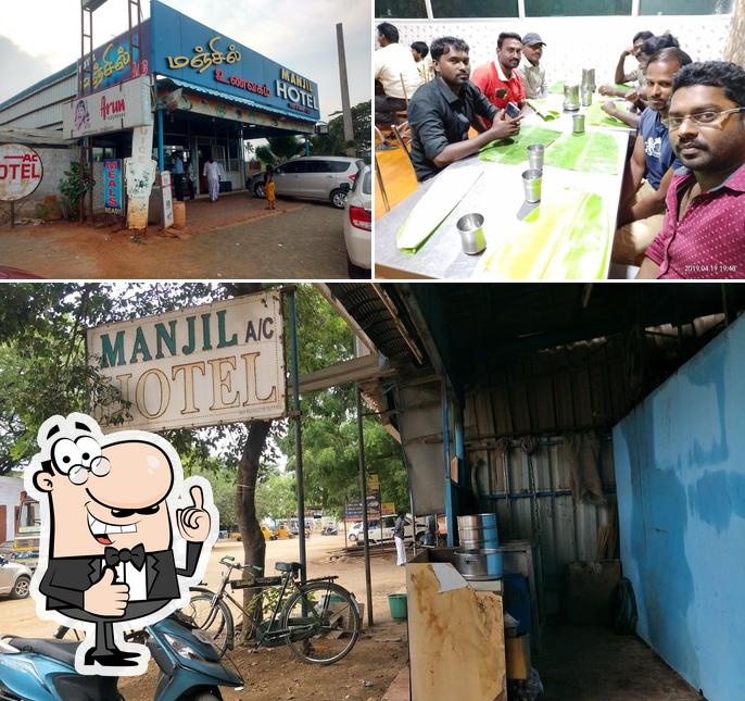 Here's a picture of Manjil Hotel Veg&Nonveg