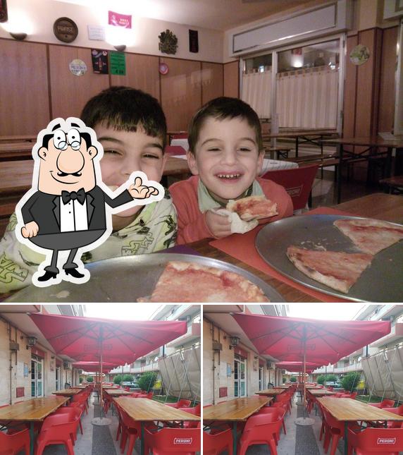 Gli interni di Pic Nic Pizza