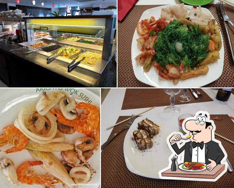 Platti al Ristorante Arigato Wok Sushi