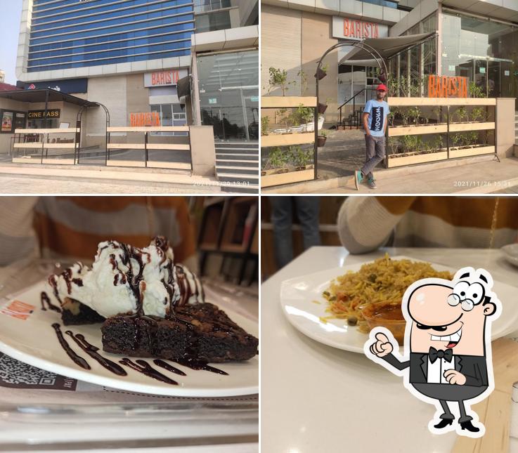The picture of exterior and food at Barista - Eminent Mall