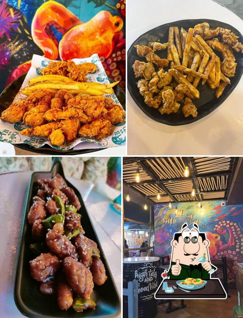 Food at Cafe by the Sea, Digha