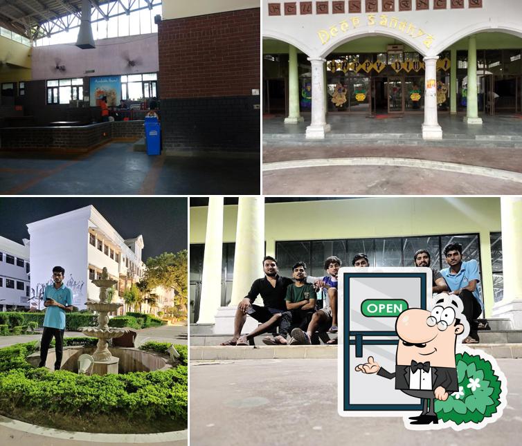 Enjoy the view outside Coer Cafeteria