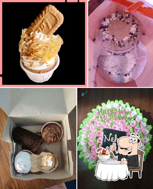 Sugar High Patisserie & Café serves a number of desserts