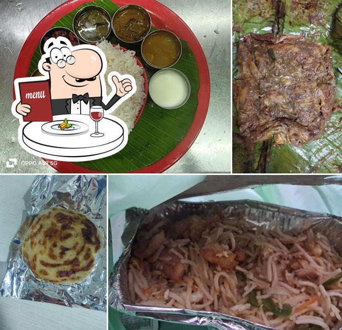 Meals at New saravanass parotta (law college branch)