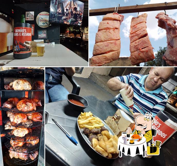 Platos en Ponto do assado skinão's