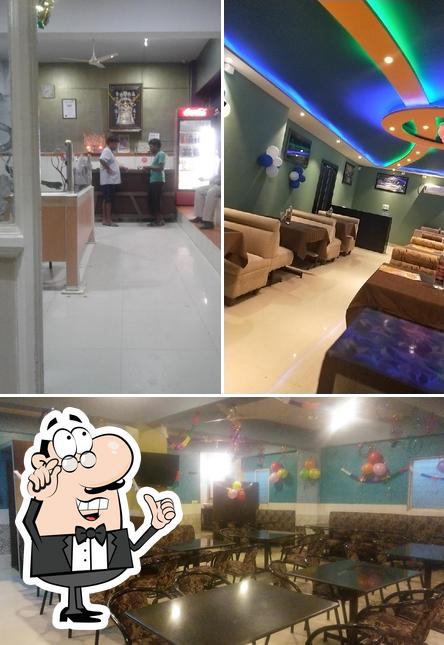 The interior of Amruta restaurant