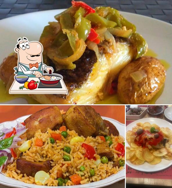 Paella al Chez Sandra Café Snack Bar