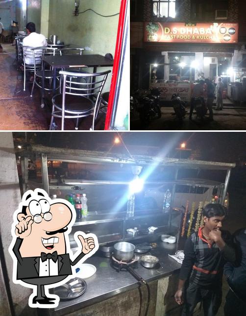 The interior of D.S Dhaba