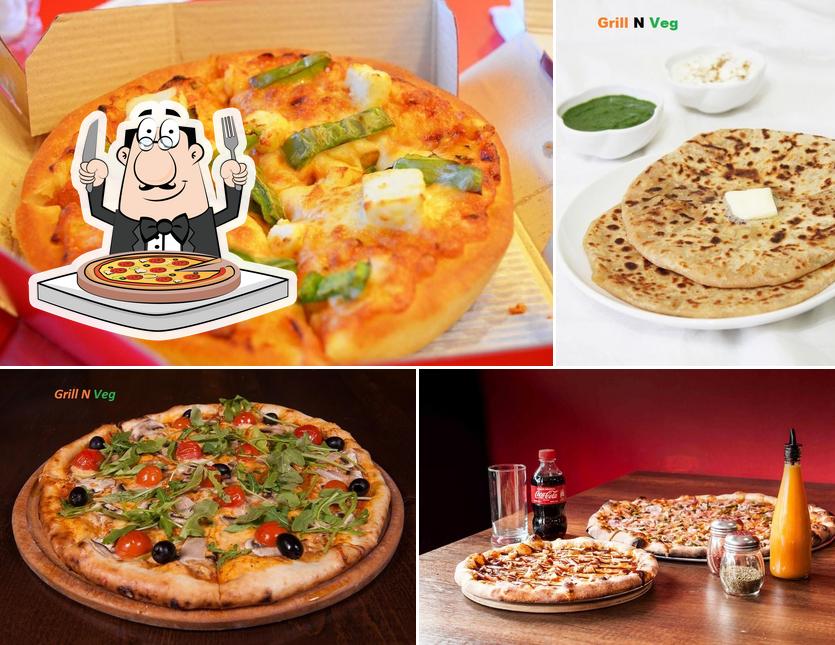 Get pizza at Cakes 'n' Cream