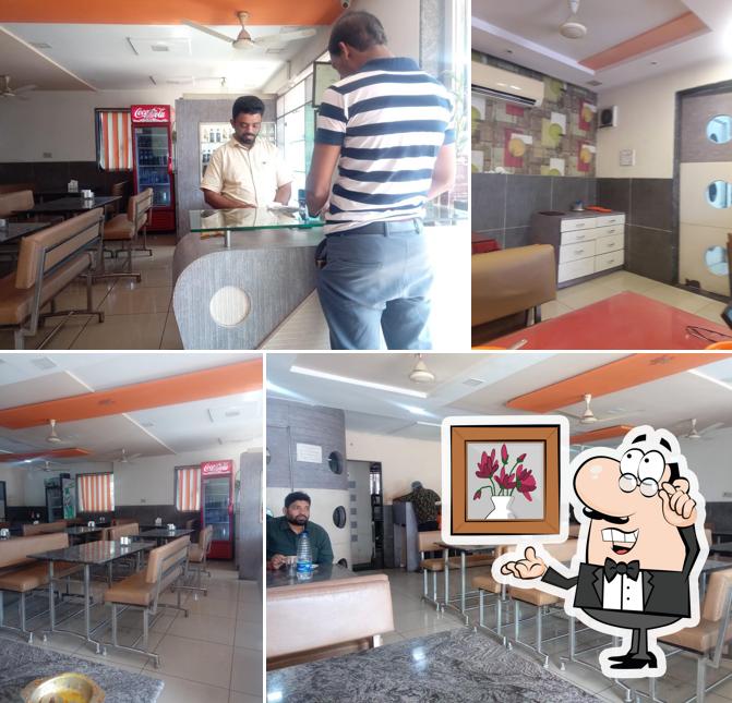 The interior of Hotel Veg Plazza