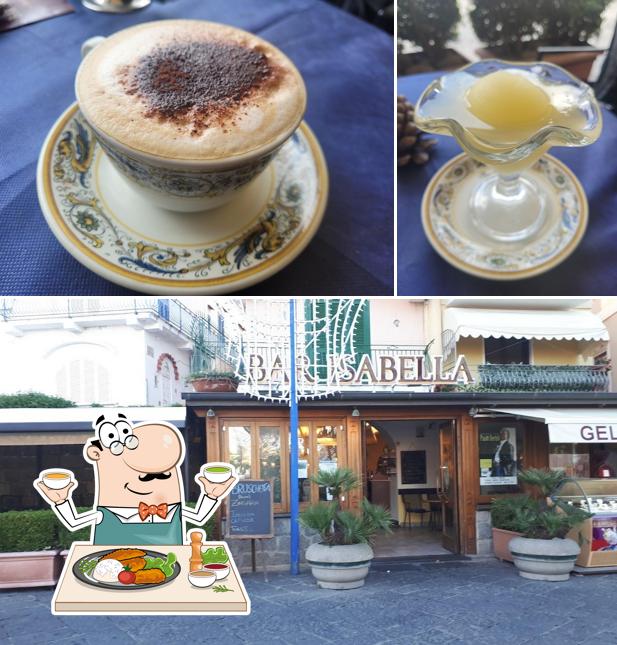 Bar Isabella si caratterizza per la cibo e esterno