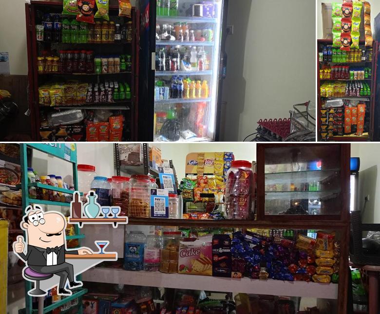 The interior of Roney Store