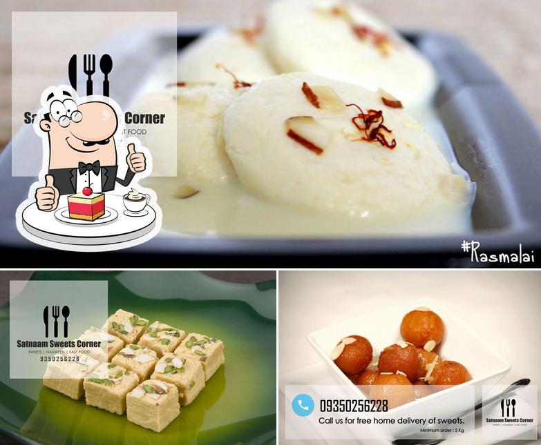 Satnaam Sweets Corner serves a selection of desserts