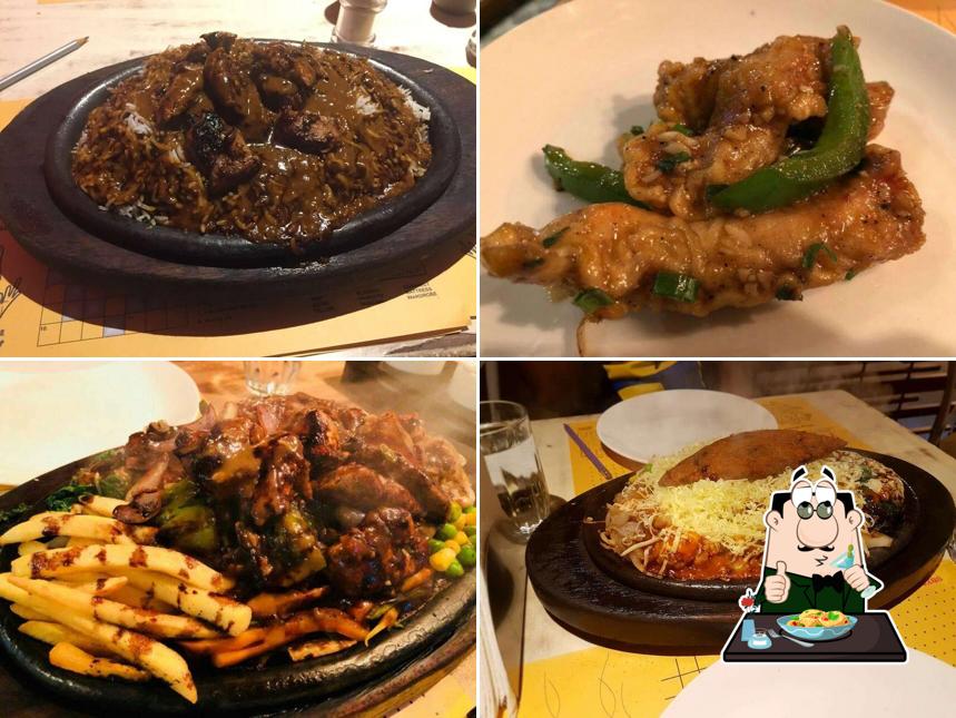 Food at Yana Sizzlers