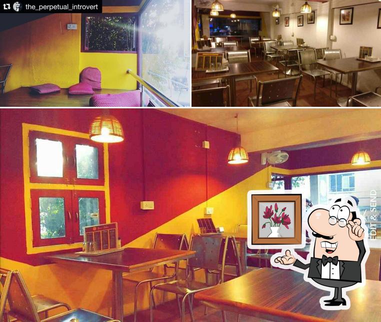 Check out how Cafe AR and tiffin service looks inside