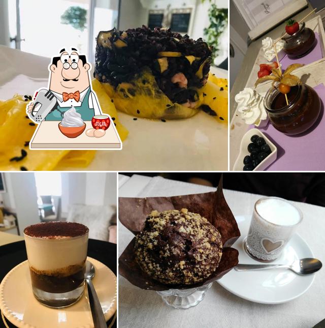 Grecale Cafè Vigevano serve un'ampia selezione di dessert