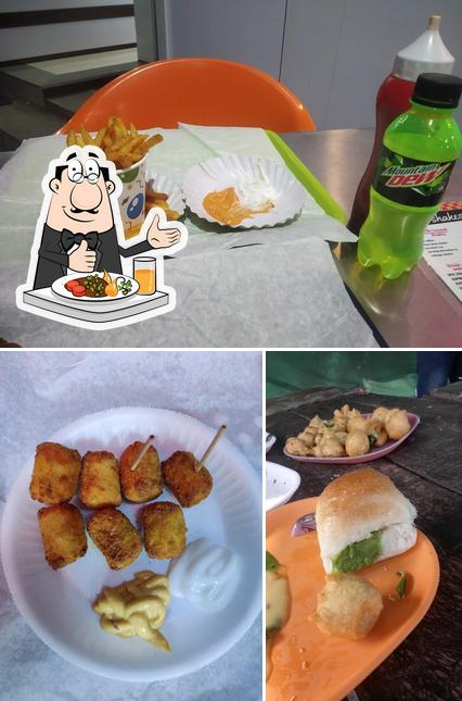 Food at Sonu's hangout