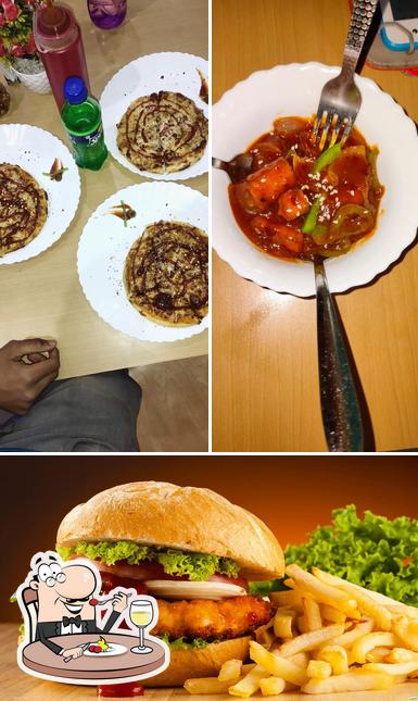 Food at Delicious Pizza